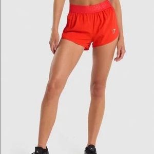 Gymshark Training Loose Fit Shorts- Red